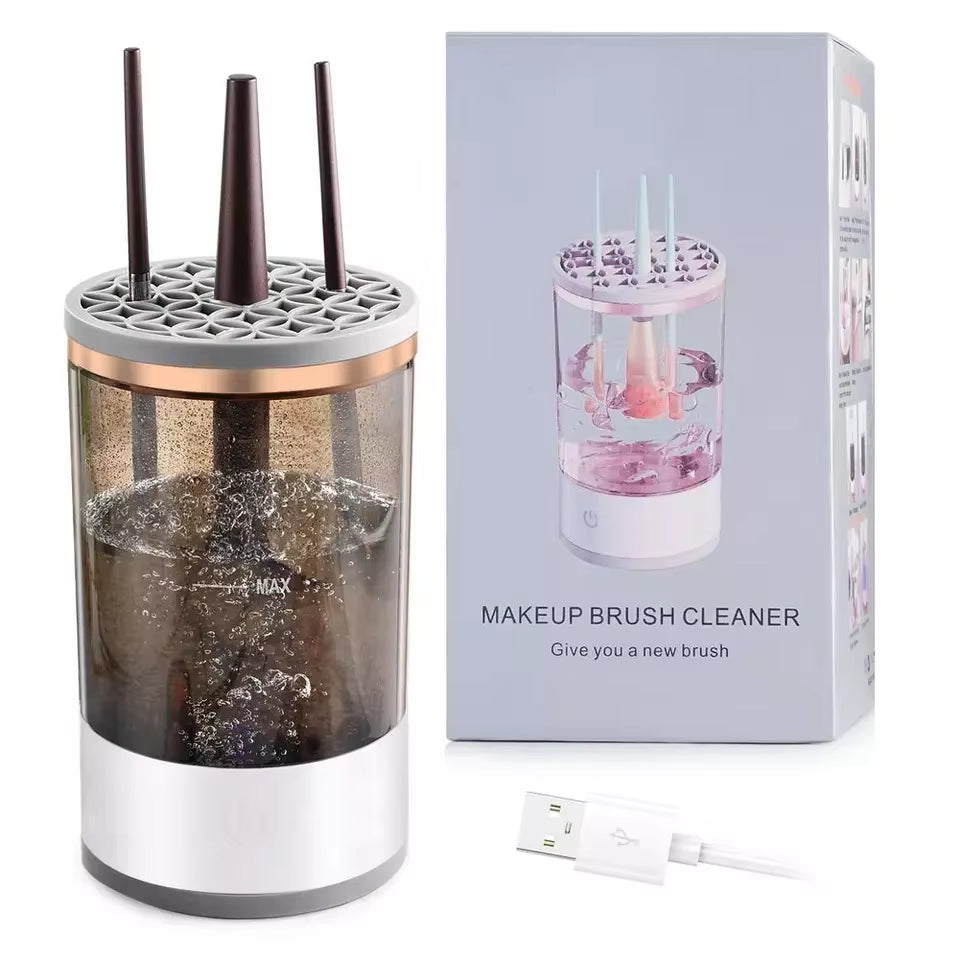 Portable Makeup Brush Cleaner Solution Electric Brush Cleaner Makeup Home Electric Makeup Brush Cleaner and Dryer