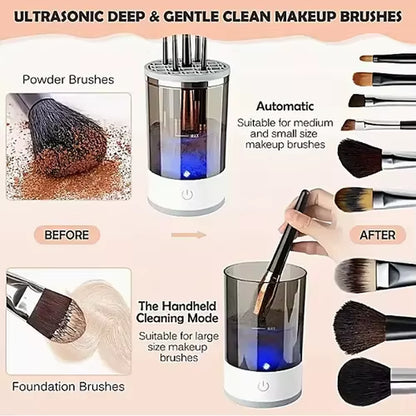 Portable Makeup Brush Cleaner Solution Electric Brush Cleaner Makeup Home Electric Makeup Brush Cleaner and Dryer