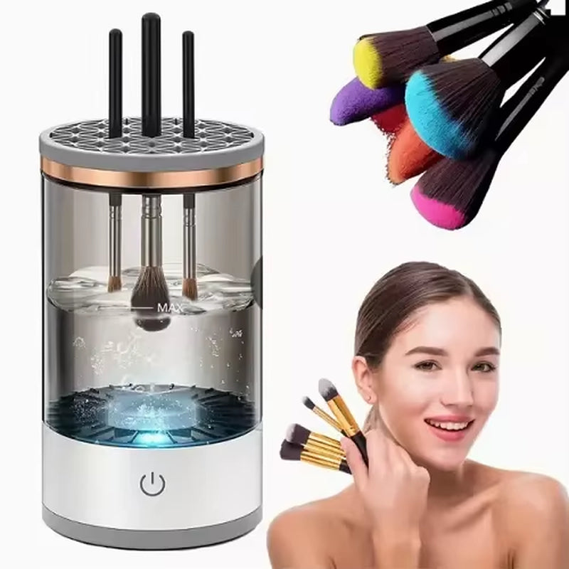 Portable Makeup Brush Cleaner Solution Electric Brush Cleaner Makeup Home Electric Makeup Brush Cleaner and Dryer