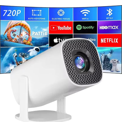 P30 Smart Mini Projector True 4K 1080P HD Bluetooth 5.0 Portable Home Theater