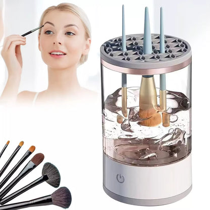 Portable Makeup Brush Cleaner Solution Electric Brush Cleaner Makeup Home Electric Makeup Brush Cleaner and Dryer